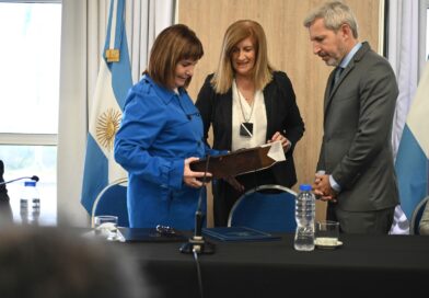 Rosario Romero recibió a la ministra de Seguridad de la Nación, Patricia Bullrich