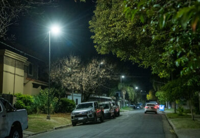 El plan Paraná 100% LED sigue modernizando el sistema de alumbrado público