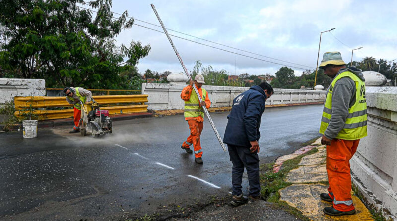 La recuperación de la trama vial suma una nueva intervención en calle Ameghino