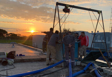 Finalizaron las tareas de mantenimiento en la planta de agua Ejército
