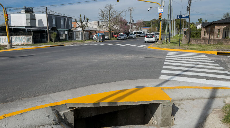 Calle Gobernador Manuel Crespo: terminaron los trabajos de mejora vial