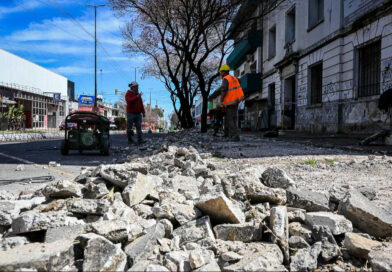 La Municipalidad avanza en la obra de reconfiguración de 25 de Mayo