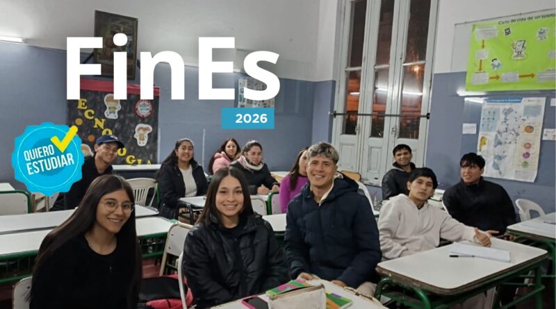 Se encuentra abierta la preinscripción al Plan Fines 2026 en Entre Ríos
