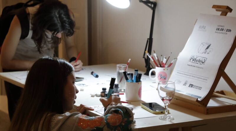 Invitan a dos actividades sobre arte, comunicación y dibujo en AURA