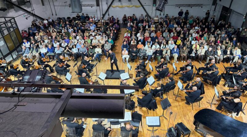 La Sinfónica de Entre Ríos se presentó a sala llena en La Vieja Usina